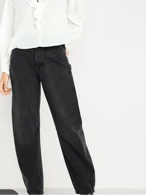 Old Navy Black High-Waist Ballon Cut Jeans